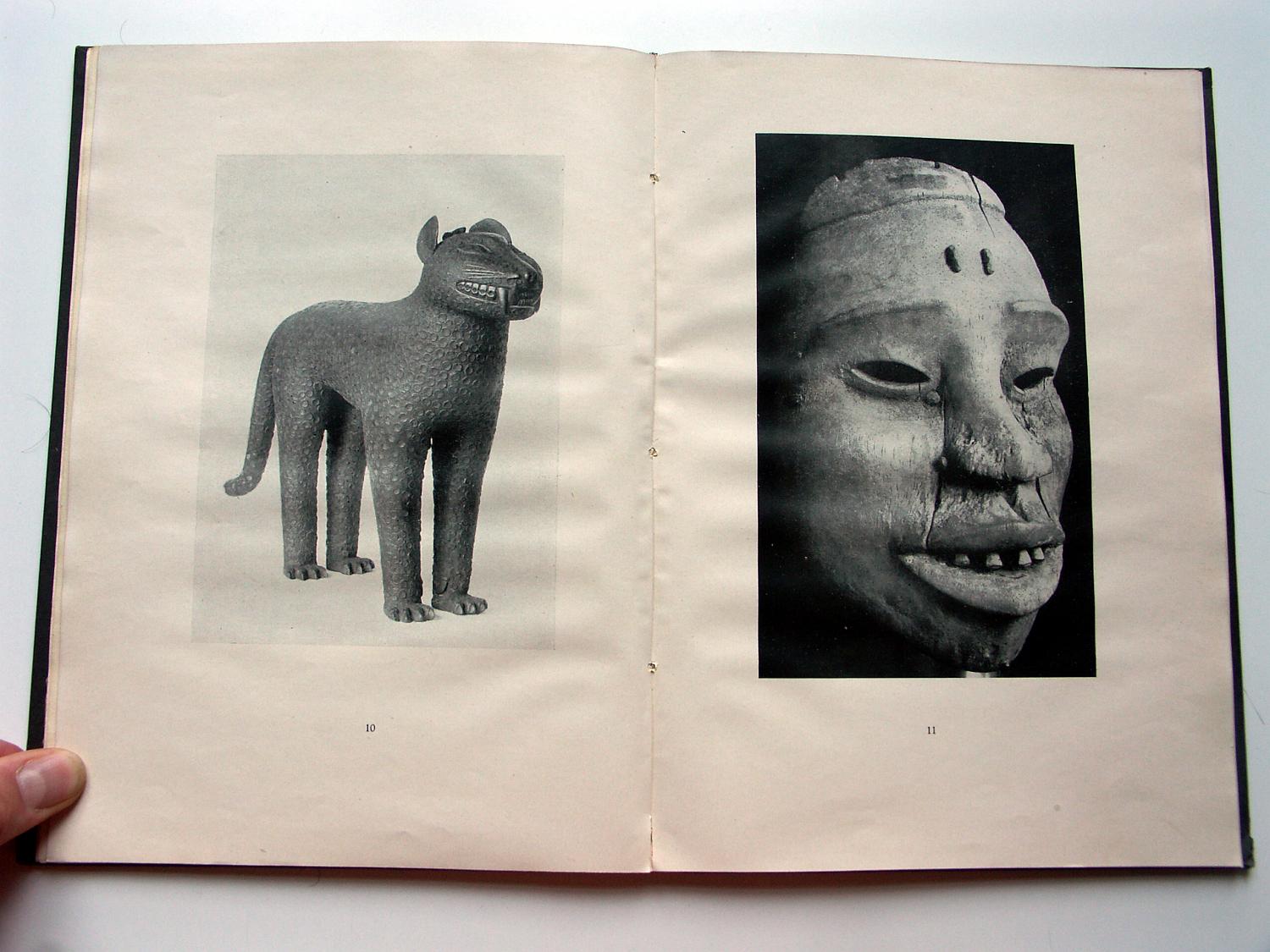 zz-eins21,s.42 10 benin,bronze-panther,mfv berlin iiic10877 und 11 eko